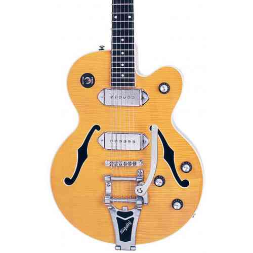 Полуакустическая электрогитара Epiphone WILDKAT ANT. NATURAL CH HDWE W/BIGSBY  #1 - фото 1