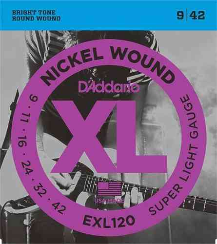 Струны для электрогитары D`ADDARIO EXL120 #1 - фото 1