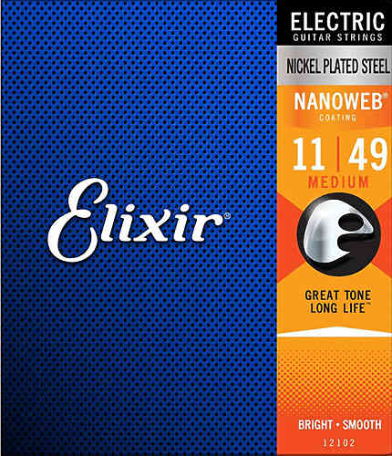 Струны для электрогитары Elixir 12102  #1 - фото 1