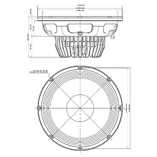 Динамик для акустической системы  EIGHTEEN SOUND 12NLW9300/8 #3 - фото 3