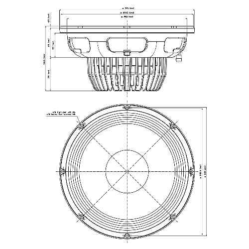 Динамик для акустической системы  EIGHTEEN SOUND 12NLW9300/8 #3 - фото 3