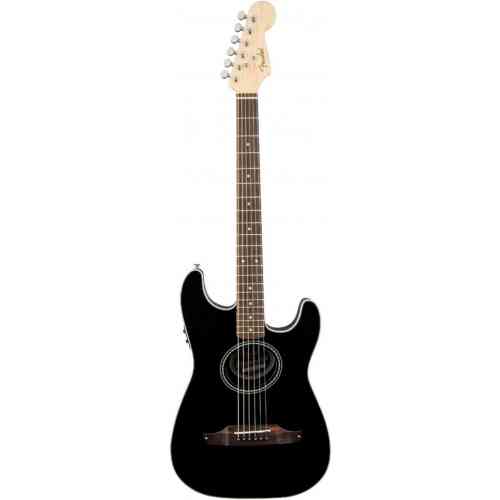 Электроакустическая гитара Fender STRATACOUSTIC BLACK #3 - фото 3
