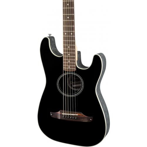 Электроакустическая гитара Fender STRATACOUSTIC BLACK #8 - фото 8