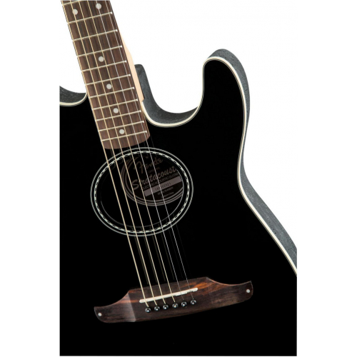 Электроакустическая гитара Fender STRATACOUSTIC BLACK #9 - фото 9