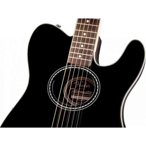 Электроакустическая гитара Fender STRATACOUSTIC BLACK #11 - фото 11