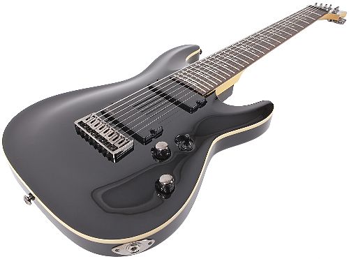 Электрогитара Schecter Omen-8 BLK L/H #4 - фото 4