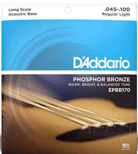 Струны для бас-гитары D`Addario EPBB170  #1 - фото 1