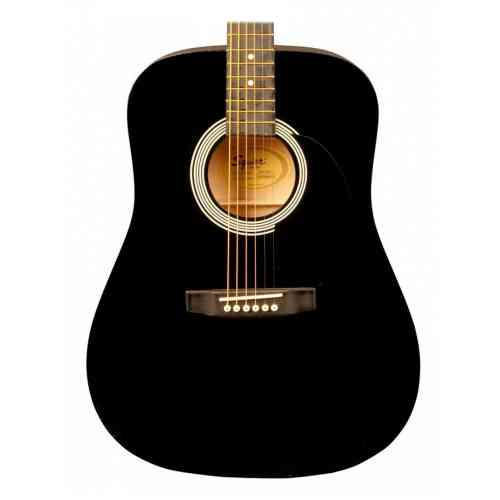 Акустическая гитара Fender SQUIER SA-105 BLACK #1 - фото 1