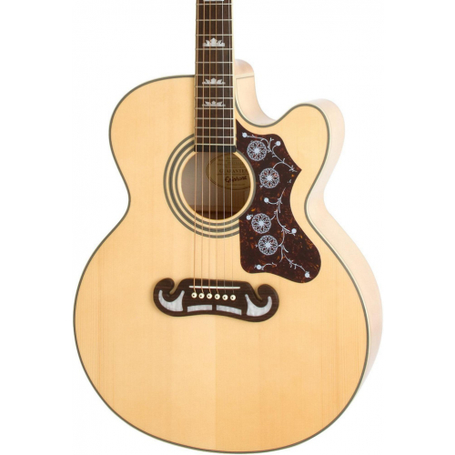 Электроакустическая гитара Epiphone EJ-200CE NATURAL GLD #1 - фото 1