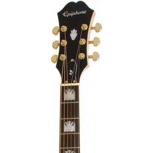 Электроакустическая гитара Epiphone EJ-200CE NATURAL GLD #5 - фото 5