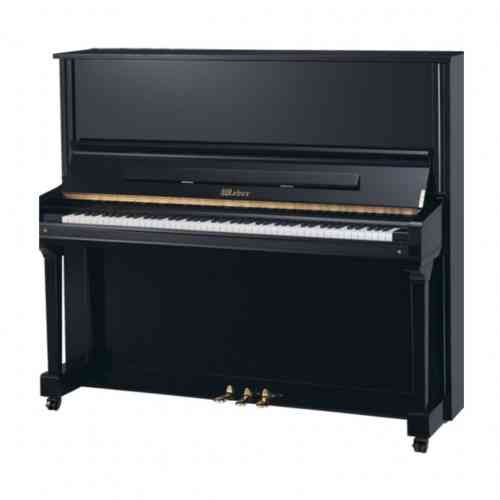 Акустическое пианино Weber W131 черное, полированное #1 - фото 1