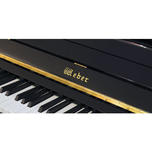 Акустическое пианино Weber W121 черное, полированное #2 - фото 2