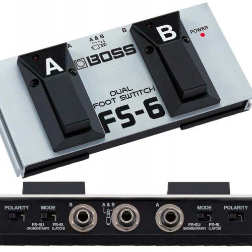 Педаль и контроллер для усилителей и комбо BOSS FS-6 #1 - фото 1