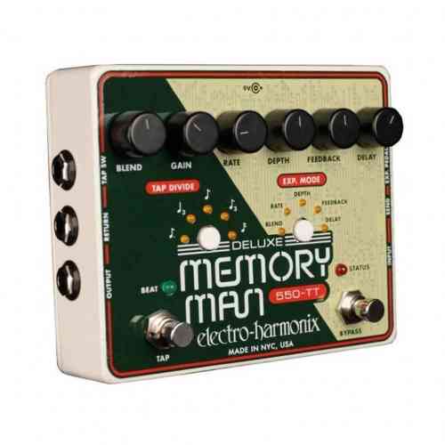 Педаль для электрогитары Electro-Harmonix Deluxe Memory Man Tap Tempo 550-T #1 - фото 1