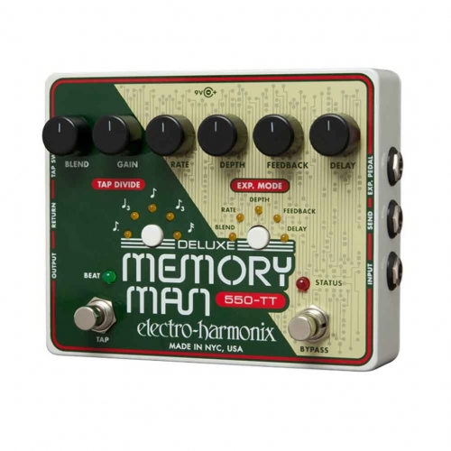Педаль для электрогитары Electro-Harmonix Deluxe Memory Man Tap Tempo 550-T #2 - фото 2