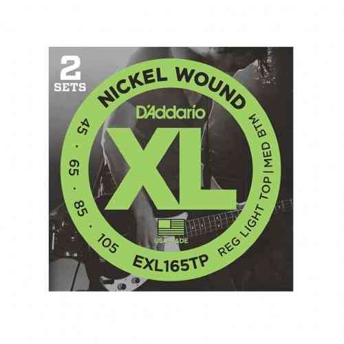 Струны для бас-гитары D`Addario EXL-165TP  #1 - фото 1