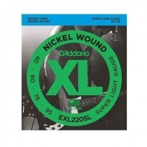 Струны для бас-гитары D'Addario EXL-220SL #1 - фото 1