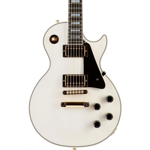 Электрогитара Gibson LES PAUL CUSTOM ALPINE WHITE #1 - фото 1