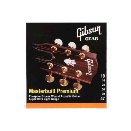 Струны для акустической гитары Gibson SAG-MB10 MASTERBUILT PHOSPHOR BR .010-.047 #1 - фото 1