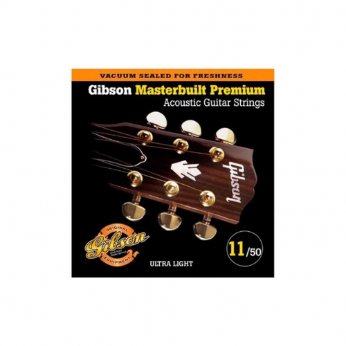 Струны для акустической гитары Gibson SAG-MB11 MASTERBUILT PHOSPHOR BR .011-.050 #1 - фото 1