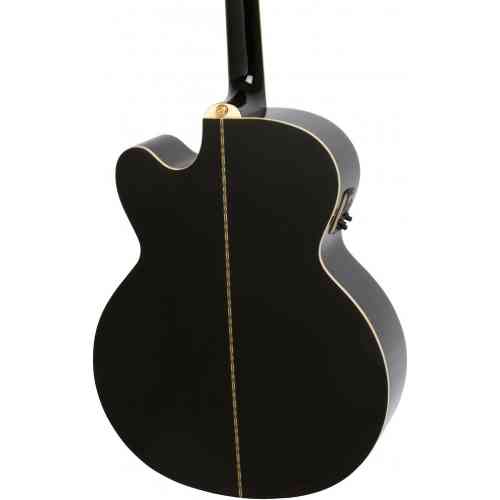 Электроакустическая гитара Epiphone EJ-200CE BLACK GLD #2 - фото 2