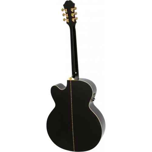 Электроакустическая гитара Epiphone EJ-200CE BLACK GLD #4 - фото 4