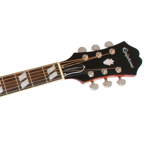 Электроакустическая гитара Epiphone HUMMINGBIRD PRO ACOUSTIC/ELECTRIC W/SHADOW FADED CHERRY BURST #4 - фото 4