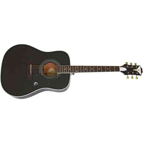 Акустическая гитара Epiphone PRO-1 PLUS Acoustic Ebony #3 - фото 3