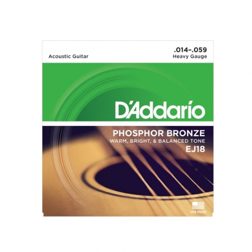 Струны для акустической гитары D'Addario EJ-18 #1 - фото 1