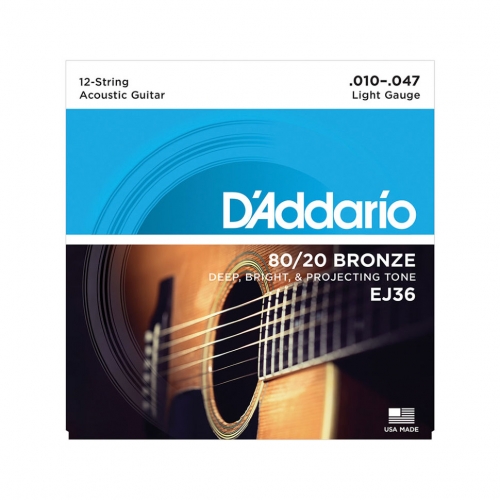 Струны для акустической гитары D'Addario EJ-36 #1 - фото 1