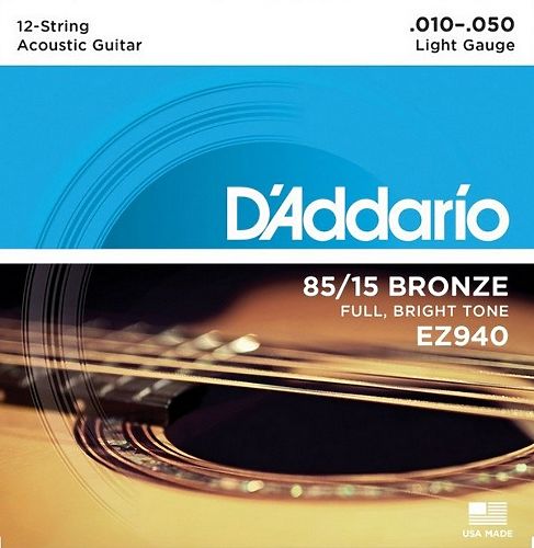 Струны для акустической гитары D`Addario EZ940  #1 - фото 1