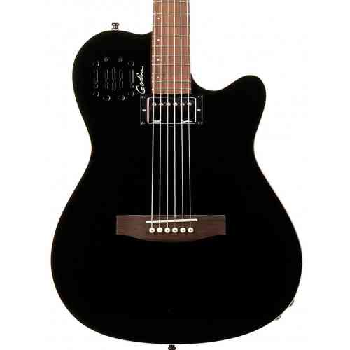 Электроакустическая гитара Godin A6 Ultra Black HG #1 - фото 1
