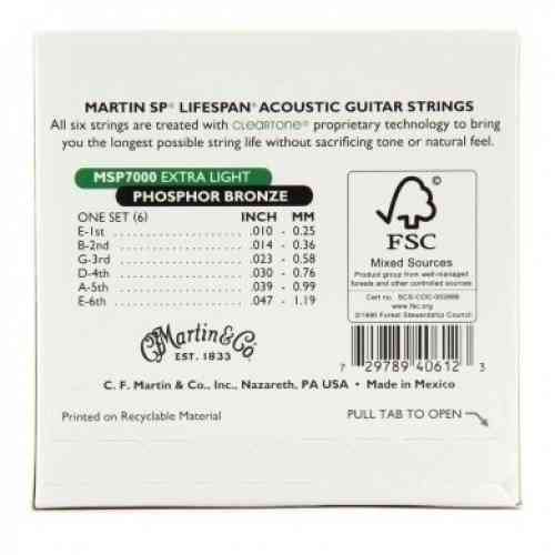 Струны для акустической гитары Martin Guitars 41MSP7000 #2 - фото 2