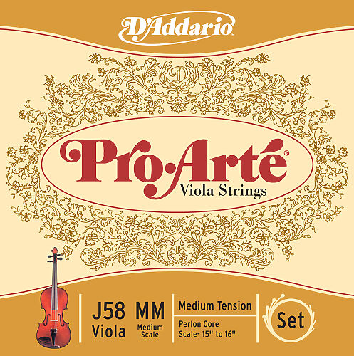 Струны для альта D`Addario J58 MM PROARTE  #1 - фото 1