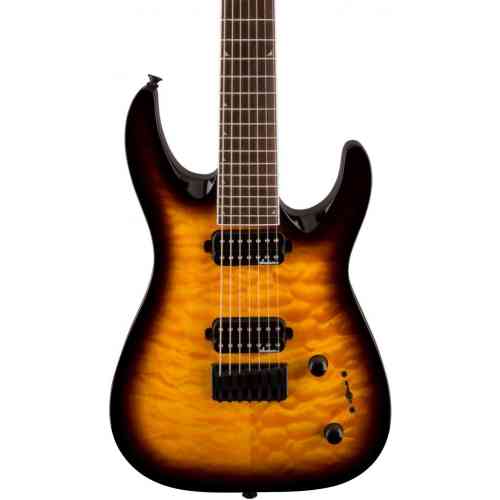 Электрогитара Jackson JS32-7Q DINKY Tobacco Burst #1 - фото 1