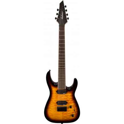 Электрогитара Jackson JS32-7Q DINKY Tobacco Burst #3 - фото 3