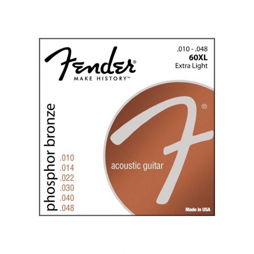 Струны для акустической гитары Fender 60XL #1 - фото 1