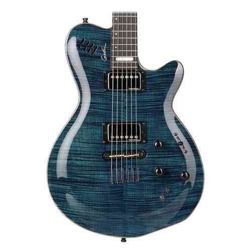 Электрогитара Godin LGX-SA Trans Blue Flame 3A #2 - фото 2