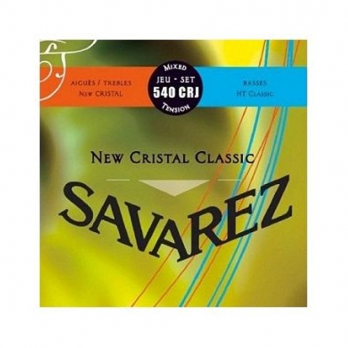 Струны для классической гитары Savarez 540CRJ New Cristal Classic Red/ Blue medium-high tension #1 - фото 1