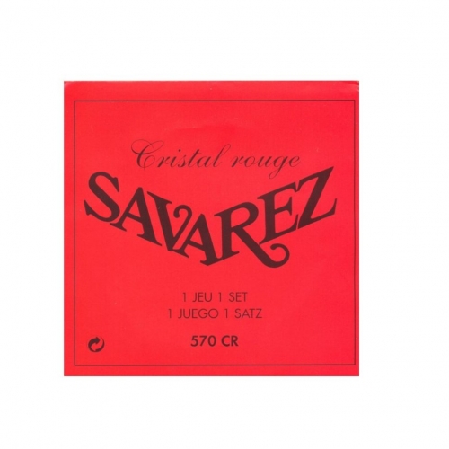 Струны для классической гитары Savarez 570CR Cristal Soliste Red high tension #1 - фото 1