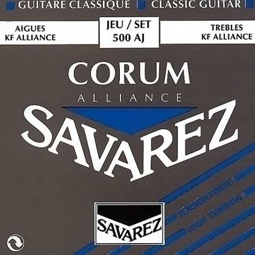 Струны для классической гитары Savarez 500AJ Corum Alliance Blue high tension #1 - фото 1