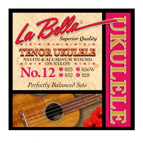 Струны для укулеле La Bella 12 Tenor #1 - фото 1