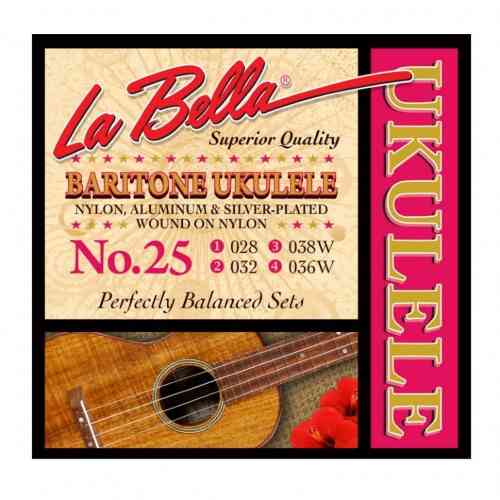Струны для укулеле La Bella Ukulele Baritone 25 #1 - фото 1