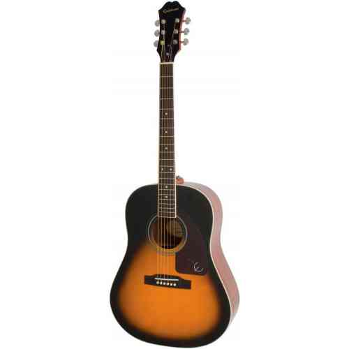 Акустическая гитара Epiphone AJ-220S Solid Top Acoustic Vintage Sunburst #3 - фото 3