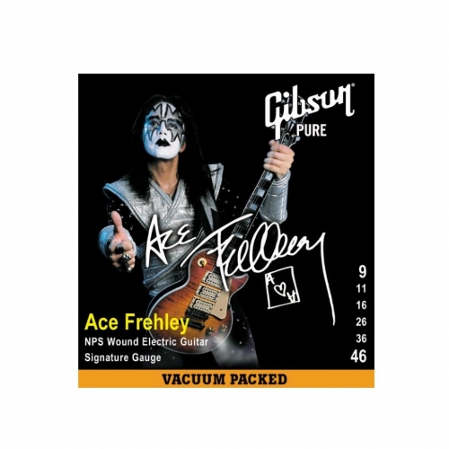Струны для электрогитары Gibson SEG-AFS Ace Frehley SIG. Electric .009-.046 #1 - фото 1