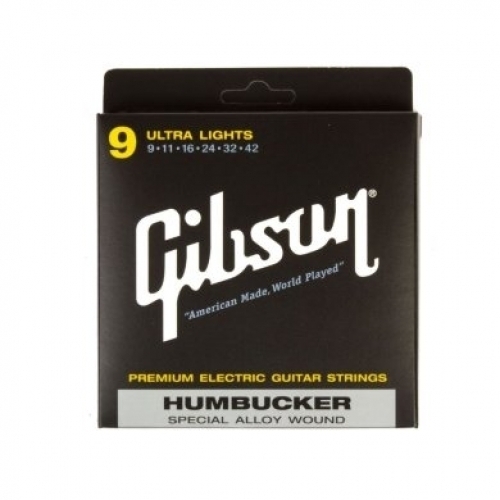 Струны для электрогитары Gibson SEG-SA9 Humbucker Special Alloy .009-.042 #1 - фото 1