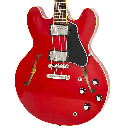 Полуакустическая электрогитара Gibson Custom 1959 ES-335 Dot Plain Faded Cherry #1 - фото 1