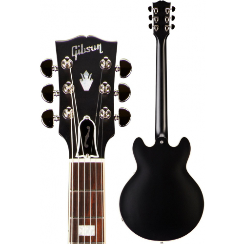 Электрогитара Gibson Memphis ES-339 Satin Ebony #4 - фото 4