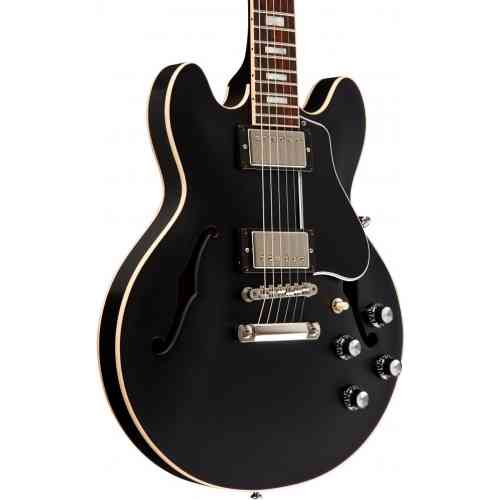 Электрогитара Gibson Memphis ES-339 Satin Ebony #5 - фото 5