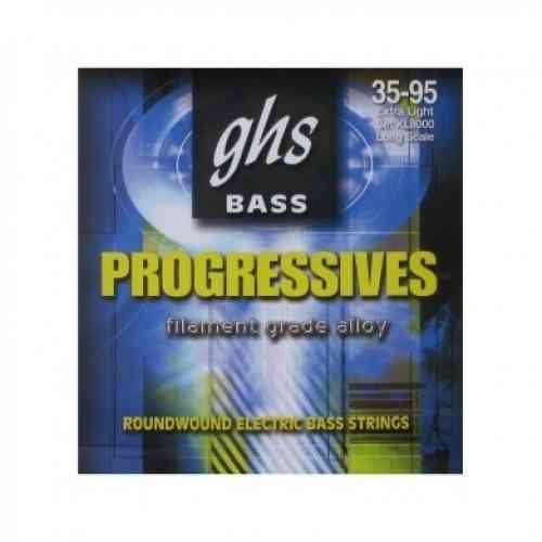 Струны для бас-гитары GHS Strings XL8000 Progressives 035-095 #1 - фото 1